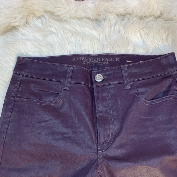 American Eagle outfitters purple Jean's size 8 - Picture 6 of 8